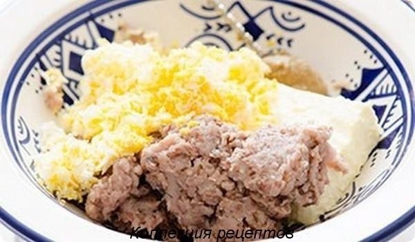 #закуска.Масло сливочное — 1 упаковка Сельдь — 1 шт. Яйцо куриное — 1 шт. вареное Горчица — 1 ч.л. ... - 4