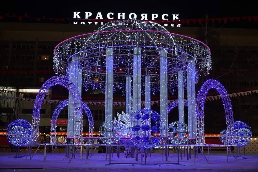 Красноярск в декабре