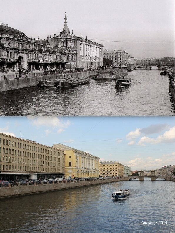 Спб изменения. Церковь Воскресения Христова на набережной Фонтанки. Петербург набережная Фонтанки 1910 годов. Санкт-Петербург старый и современный. Дореволюционный Петербург в фотографиях.