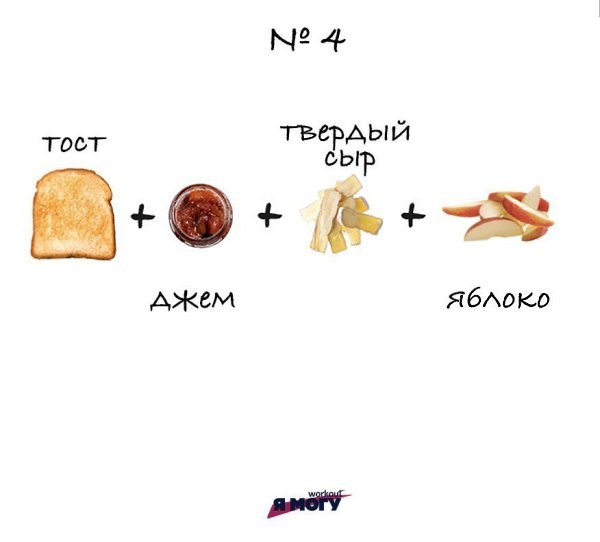 Вкусные сочетания тостов для завтрака! За основу берем цельнозерновой хлеб! #фитнесрецепты@ican - 4