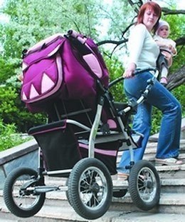 Когда Света на 3ий этаж поднимает коляску (16 кг) одной рукой, в другой держит сынулю (6,5 кг), а за ...