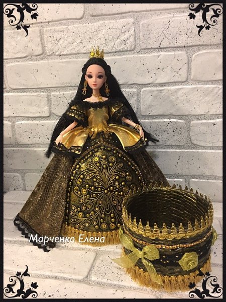 #игрушки@fan_handmade.Куклы шкатулки. Шкатулочка накрывается платьем куклы. - 8
