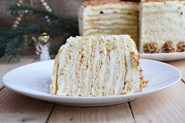 Творожный торт. Этот нежный и очень вкусный домашний торт всегда на моем праздничном столе. Вам ... - 3