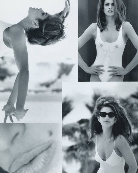 Потрясающая Синди Кроуфорд для Vogue Italia (1991 г.).#люди@woman.blog - 8