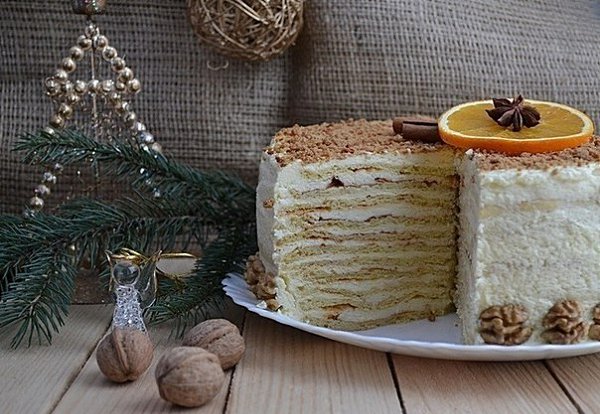 Творожный торт. Этот нежный и очень вкусный домашний торт всегда на моем праздничном столе. Вам ... - 2