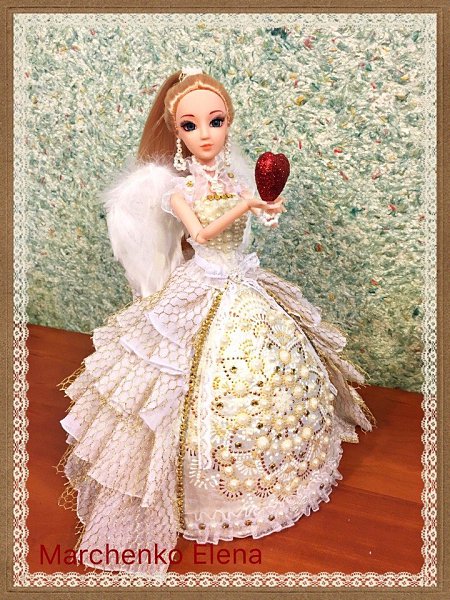 #игрушки@fan_handmade.Куклы шкатулки. Шкатулочка накрывается платьем куклы. - 9