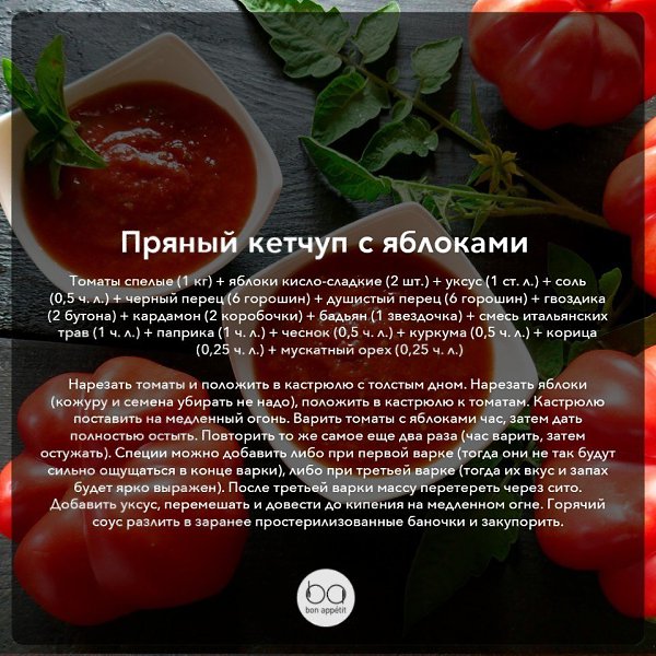 Подборка самых вкусных домашних кетчупов.#лучшиеподборки@bon - 2