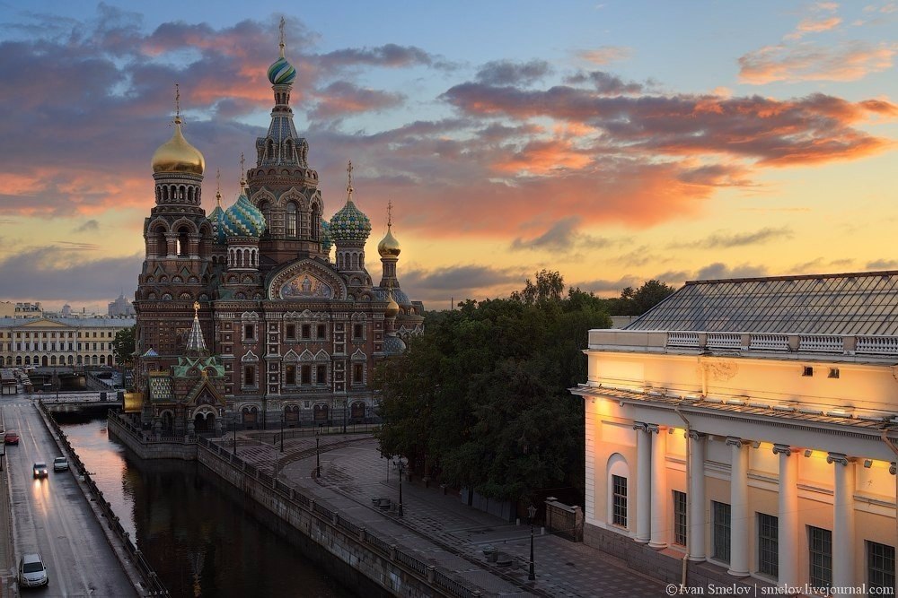 Исаакий мойка Петербург поцелуев мост