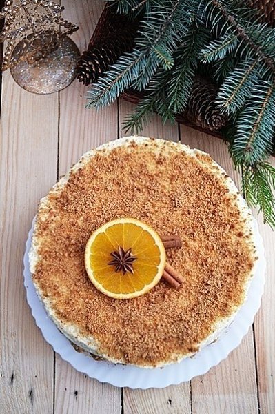 Творожный торт. Этот нежный и очень вкусный домашний торт всегда на моем праздничном столе. Вам ...