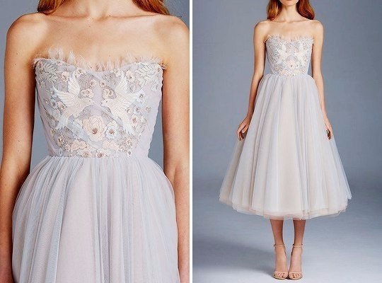 Птицы и цветы — мотив новой коллекции Paolo Sebastian Couture - 3