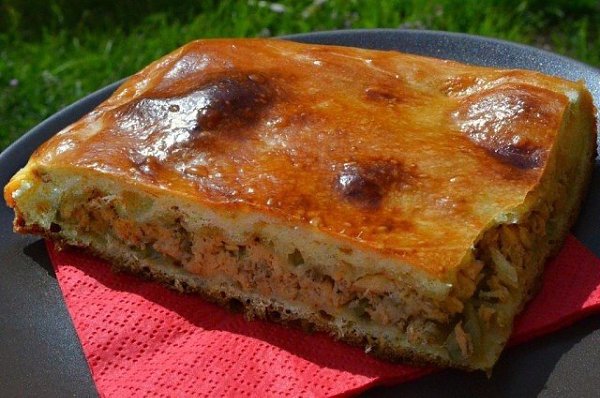 РЫБНЫЙ ПИРОГ НА СКОРУЮ РУКУ .Пирог - просто палочка-выручалочка! Для приготовления необычайно ...