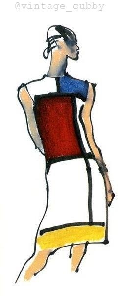 ae Mondrian o Yves Saint Laurent, 1965 . - 4