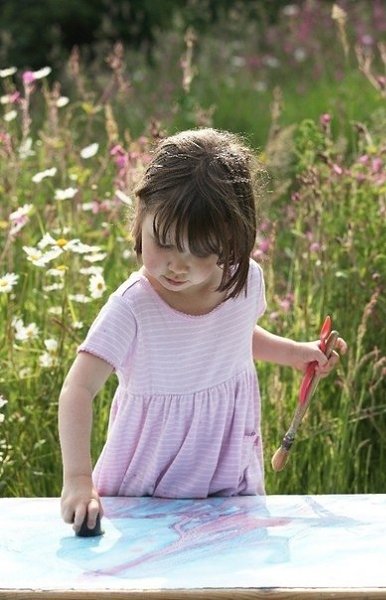 Работы 5-летней художницы-аутиста из Великобритании.Автор: Айрис Грейс