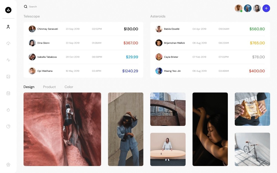 Open Source Dashboards UI Kit.       ... - 5