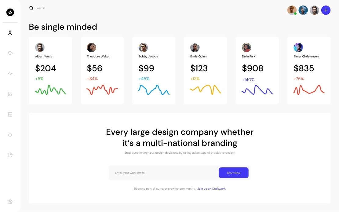Open Source Dashboards UI Kit.       ... - 7