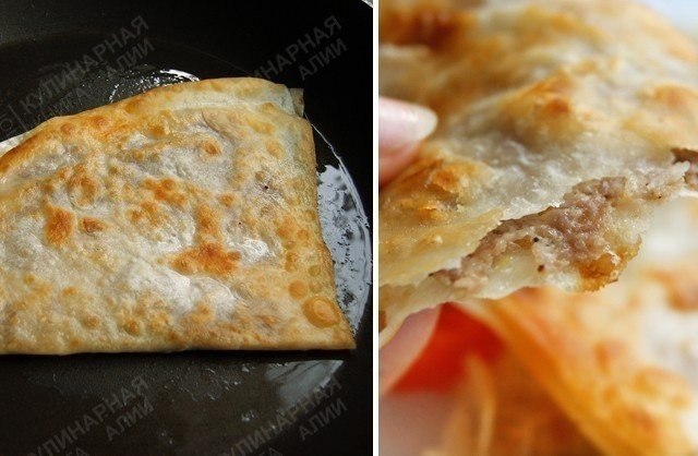Ленивые чебуреки.Получилось настолько вкусно, что даже не ожидала! А главное - быстроИнгредиенты и ...