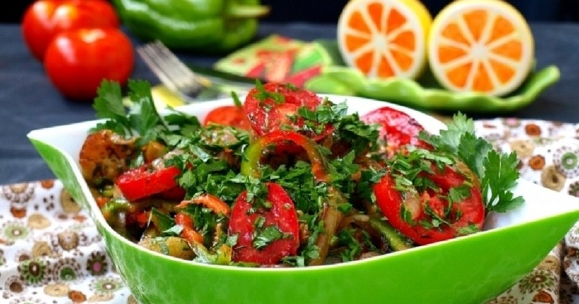 Баклажаны по-армянски: незаменимая закуска к шашлыку и другому мясу.Этот армянский салат отлично ...