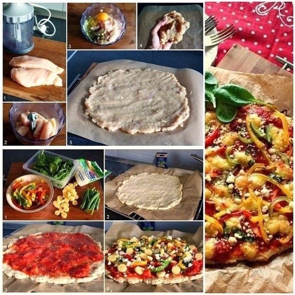 Пицца по-новому ( супер вкусная и низкокалорийная пицца для худеющих).Калорийность -107 ккал на 100 ...