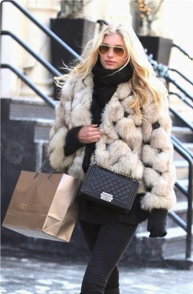 Street Style. Fur winter. - 6