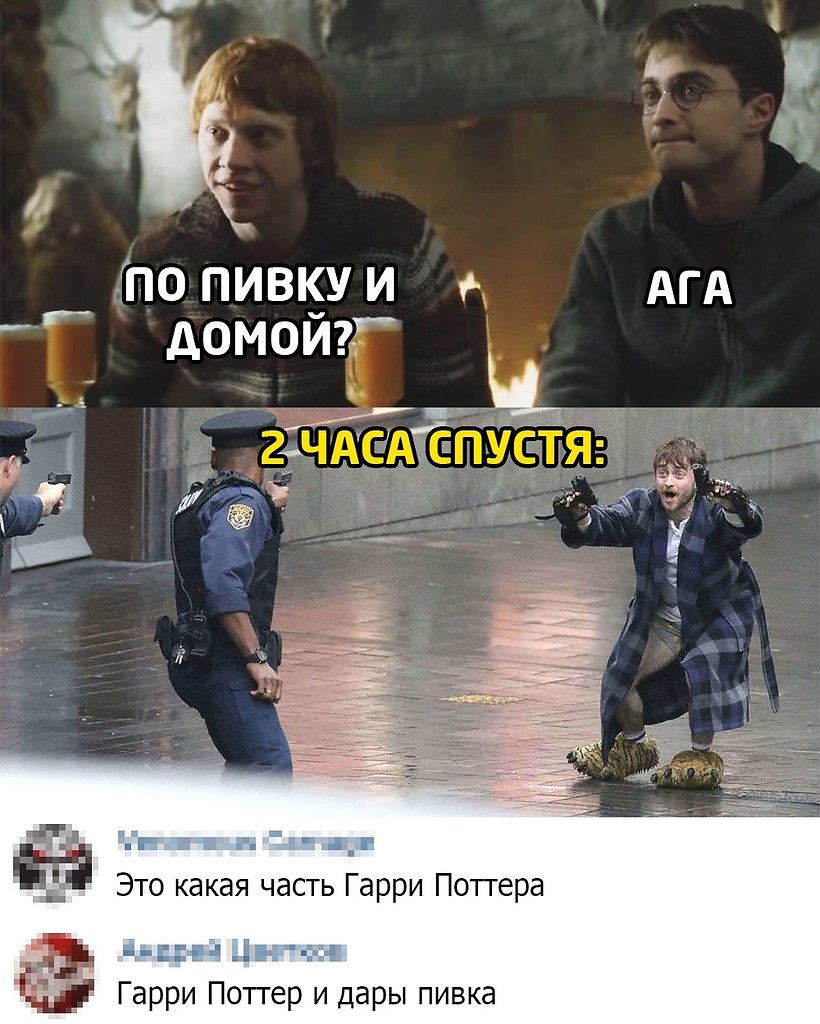 Смешные мемы гарри поттер