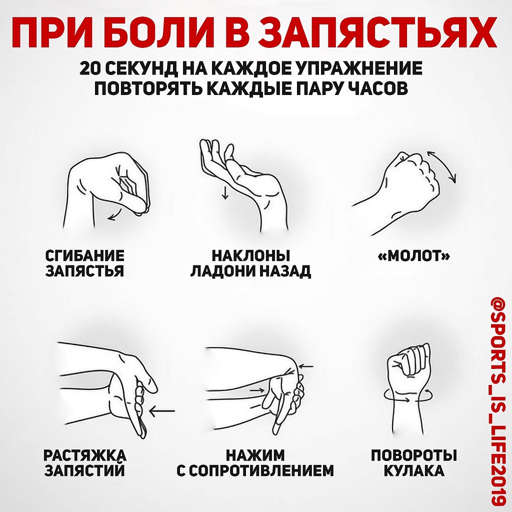 Упражнения на запястье