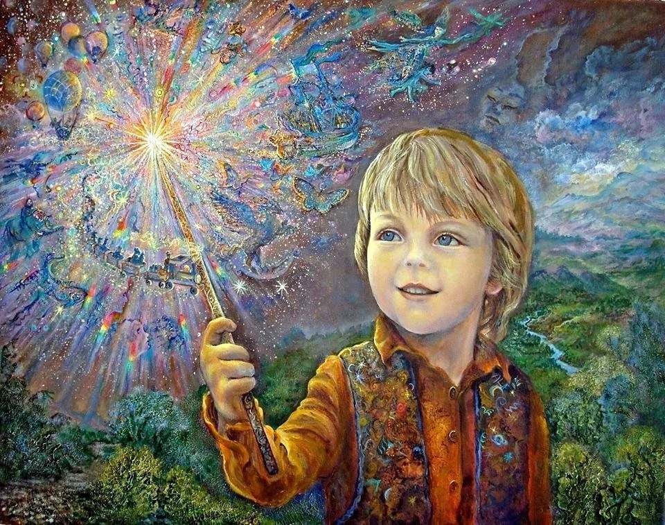 Притча о радости.Молодой Ангел, только что направленный на землю, сидел на ветке дерева и слушал ...
