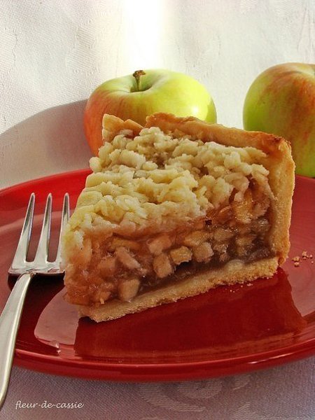 Австралийский яблочный пирог. Очень вкусный пирог. Все как мы любим - тонкое вкусное тесто и ...