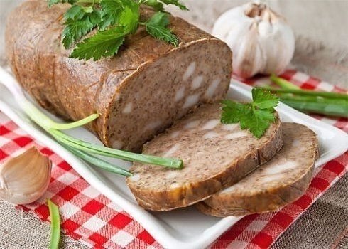 ДОМАШНЯЯ ПЕЧЕНОЧНАЯ КОЛБАСА С САЛОМ И ЧЕСНОКОМ - ПОЛУЧАЕТСЯ ТОЛСТОЙ, ЛЕГКО РЕЖЕТСЯ НА РОВНЫЕ ...