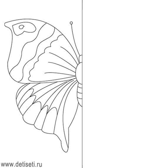 Дорисуй половинки - 5