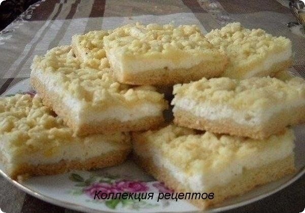 ТВОРОЖНЫЙ ПИРОГ - ОЧЕНЬ ВКУСНЫЙ, НЕЖНЫЙ И ЛЕГКИЙ.Приготовление:Для тестамука - 1,5 стакана (~150-160 ...