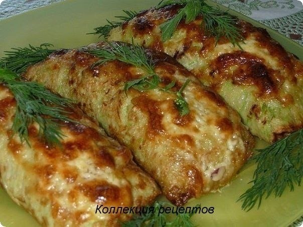 Кабачковые рулетики