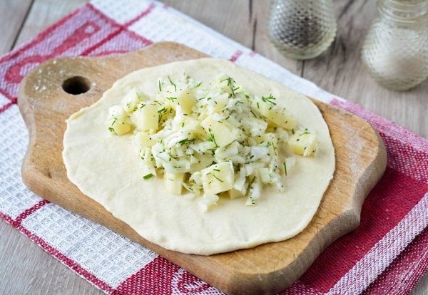Татарские пирожки с картошкой.Пирожки получаются хрустящими снаружи и мягкими ... - 3