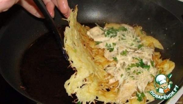 Курочка в ажуре.Приготовить это вкусное и необычное блюдо из курицы так просто! И это не займет у ... - 5