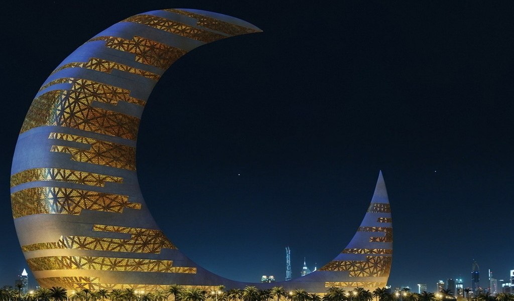 a  - Crescent Moon Tower . - 2