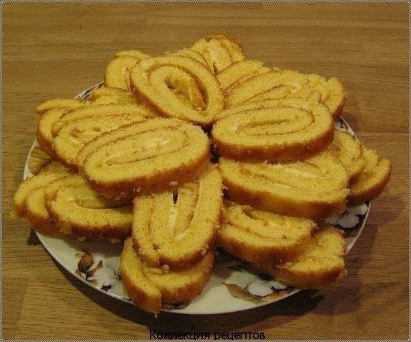 Быстрый рулет на сгущенном молоке.Вкусно как у бабули Итак, я взяла(на 20-22 кусочка):тесто:- ...