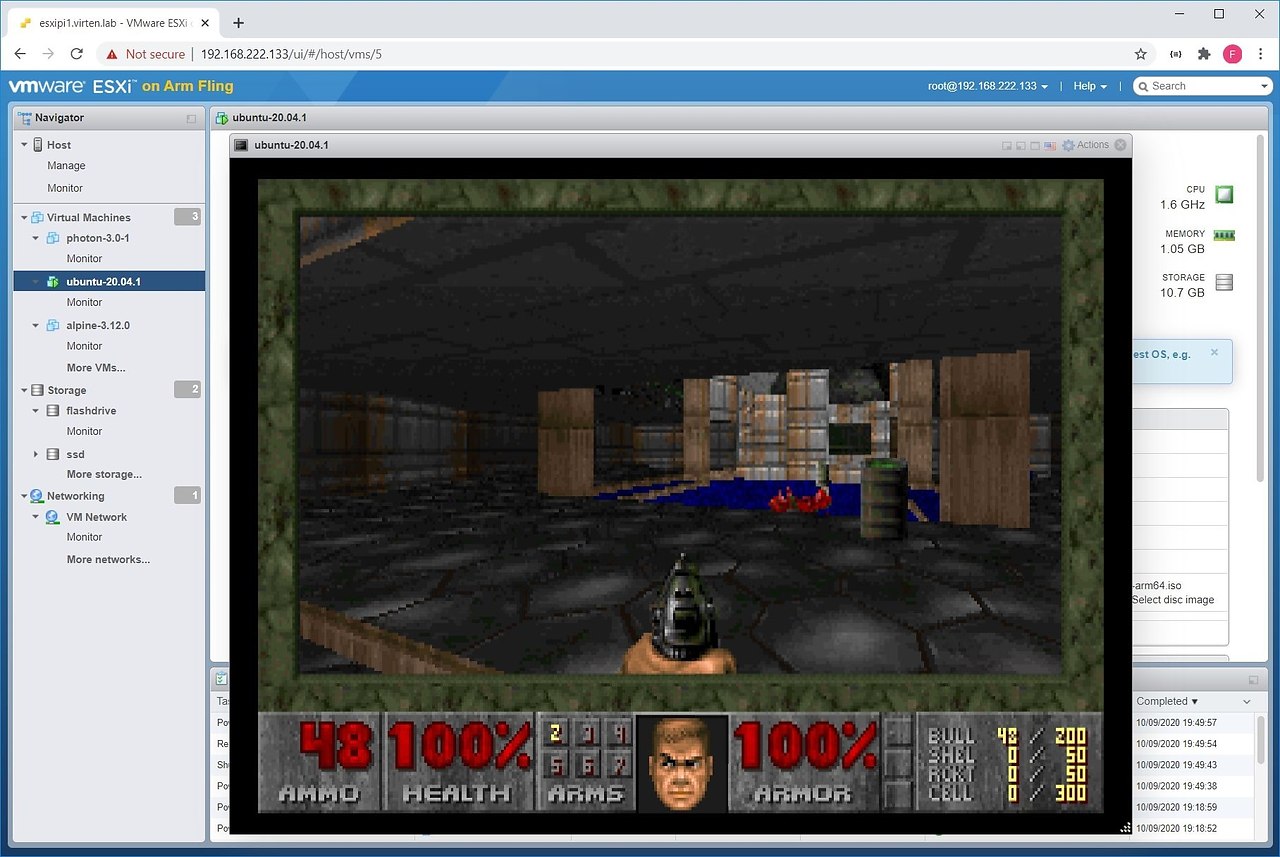   Doom   VMware ESXi  Raspberry Pi.   Raspberry Pi   ,  ...