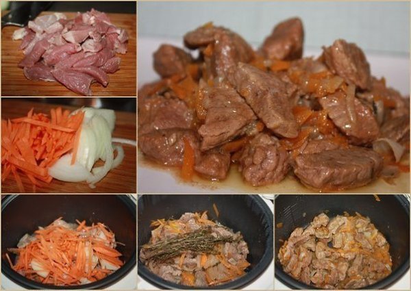 НЕЖНАЯ ТЕЛЯТИНА В МУЛЬТИВАРКЕ! Это очень простой и вкусный рецепт приготовления телятины в ...