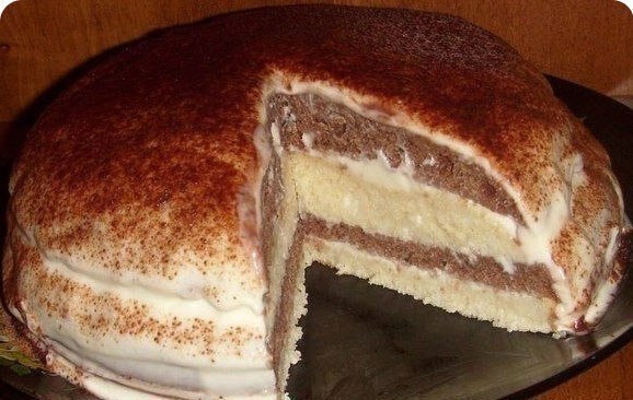 Девочки))) урааа... нашла простой рецепт очень нежного и вкусного тортика на кефире! Когда его ...