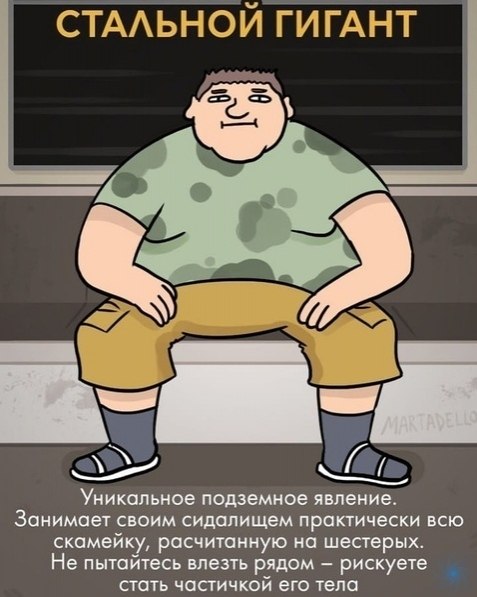 Типичныe обитатeли cтоличной подзeмки.Москва: Инструкция по применению! - 2