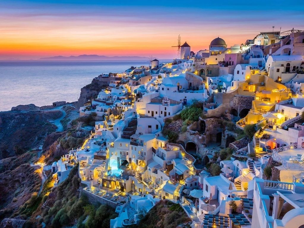 Oia village in Santorini, Greece