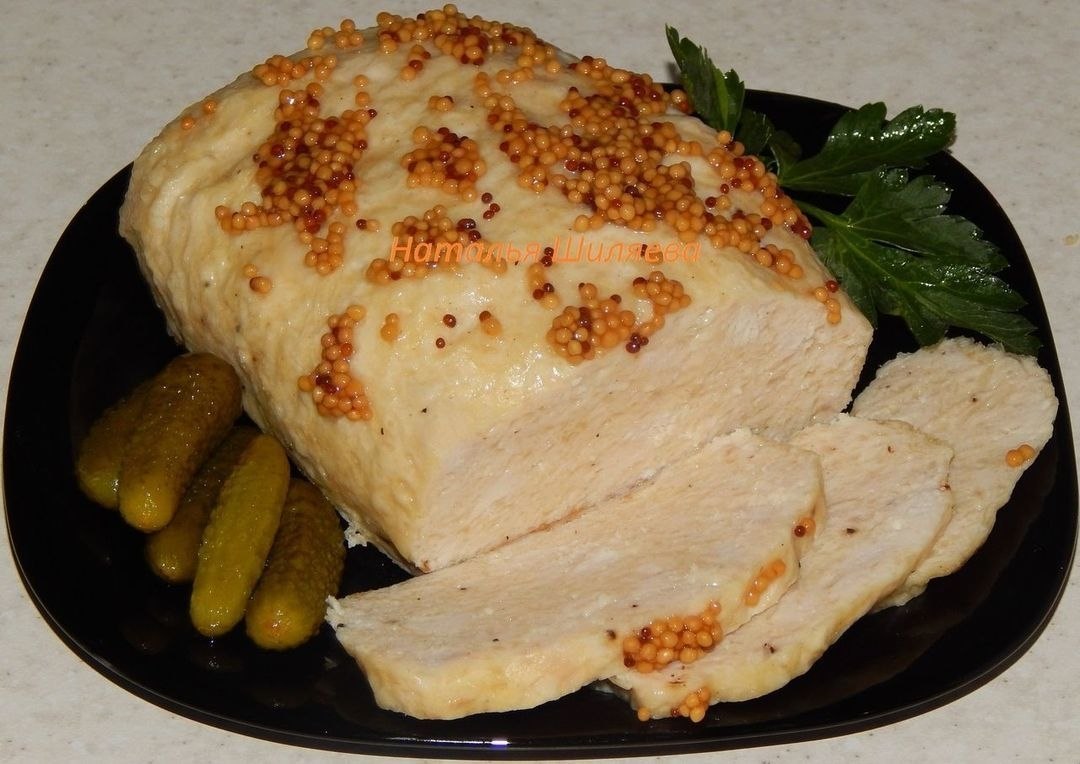 ГОТОВИМСЯ К НОВОМУ ГОДУ.КУРИНАЯ БУХАНОЧКА Отличная замена колбасе, которую можно приготовить дома ...