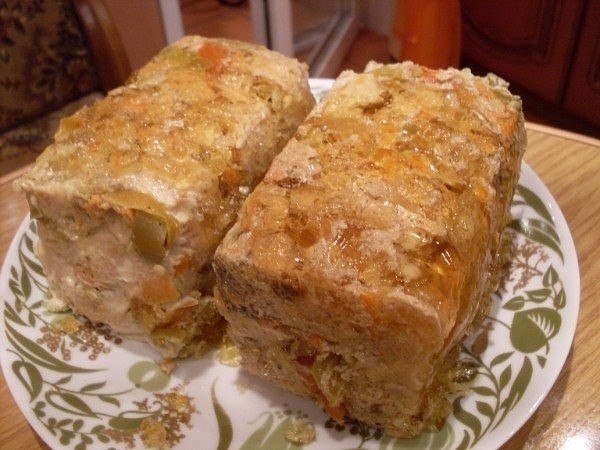Домашняя ветчина в желе .Нежная и вкусная ветчина из курицы. Для приготовления понадобится: 1. ...