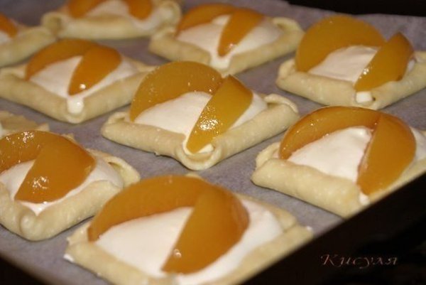 Творожное печенье-пирожное с фруктами.По виду печенье, может, немного крупновато, на вкус нежное, ... - 6