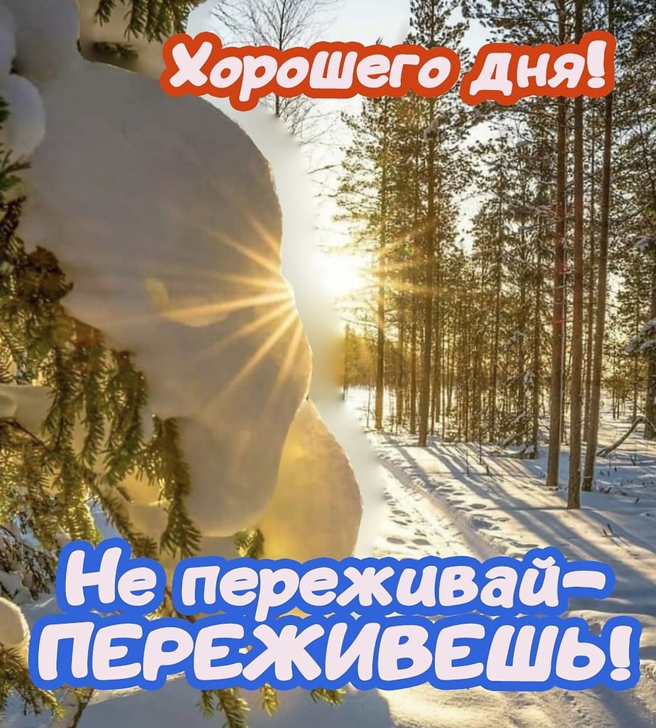 Открытка Не переживай!