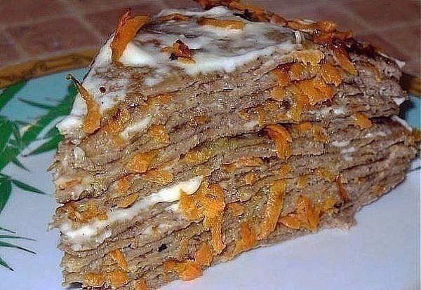 Я очень давно хотела приготовить печеночный торт, но рецепты, где жареные печеночные блины ...
