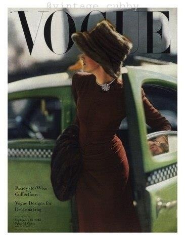 Vogue, 1945 . oo: Constantin Joffe