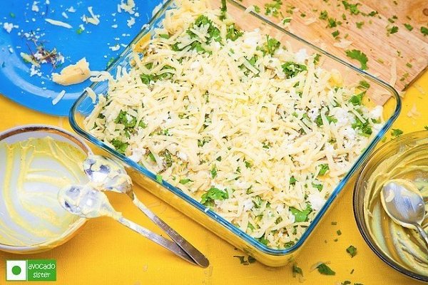 Картофель, запеченный с сыром и зеленью.Ингредиенты:8-10 шт. картошки среднего размера250 гр. ... - 7