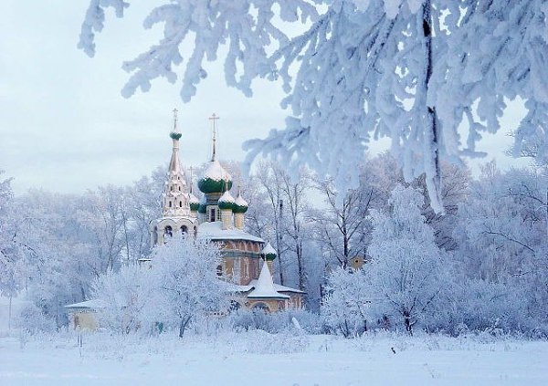 Причудливые ледяные узоры, кружевной иней, ... восхитительные красоты зимы - 6