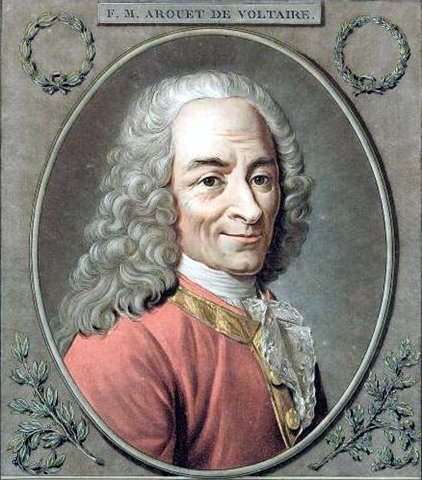 Франсуа-Мари Аруэ (Вольтер) — французский философ-просветитель XVIII века, поэт, прозаик, сатирик, ...