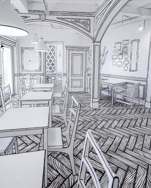 Кафе с невероятным интерьером .Автор: taramilktea (instagram)#креатив@bon - 3